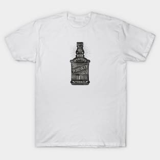 Whiskey Bottle T-Shirt